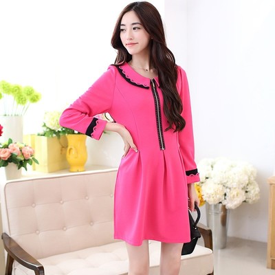 2014秋装新款韩版女装 大码显瘦A字裙，OL气质连衣裙的时尚潮流